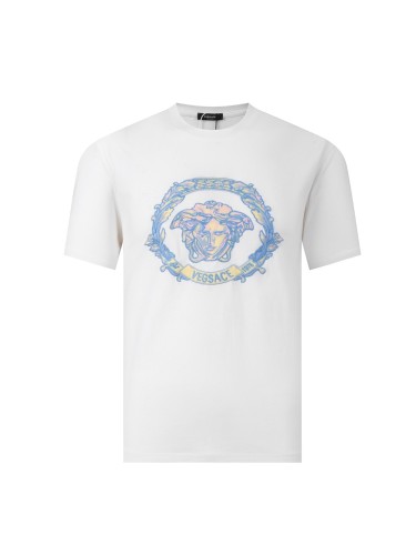 1:1 quality version Medusa Print tee Blue