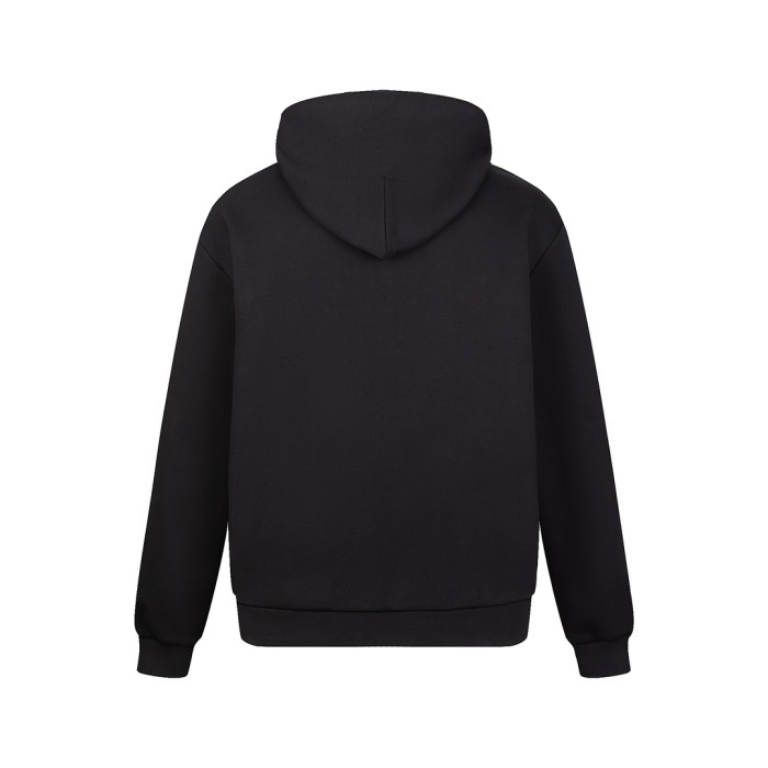 1:1 quality version Embroidered knit zipper hoodie