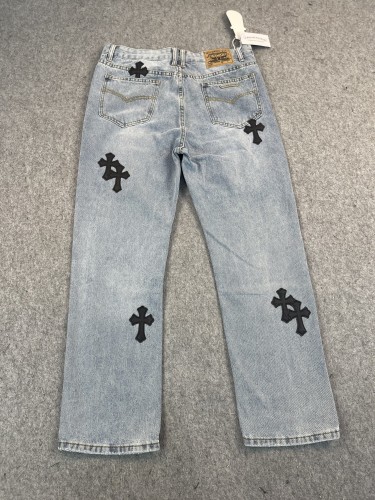 [buy more save more]Graffiti Cross Jeans