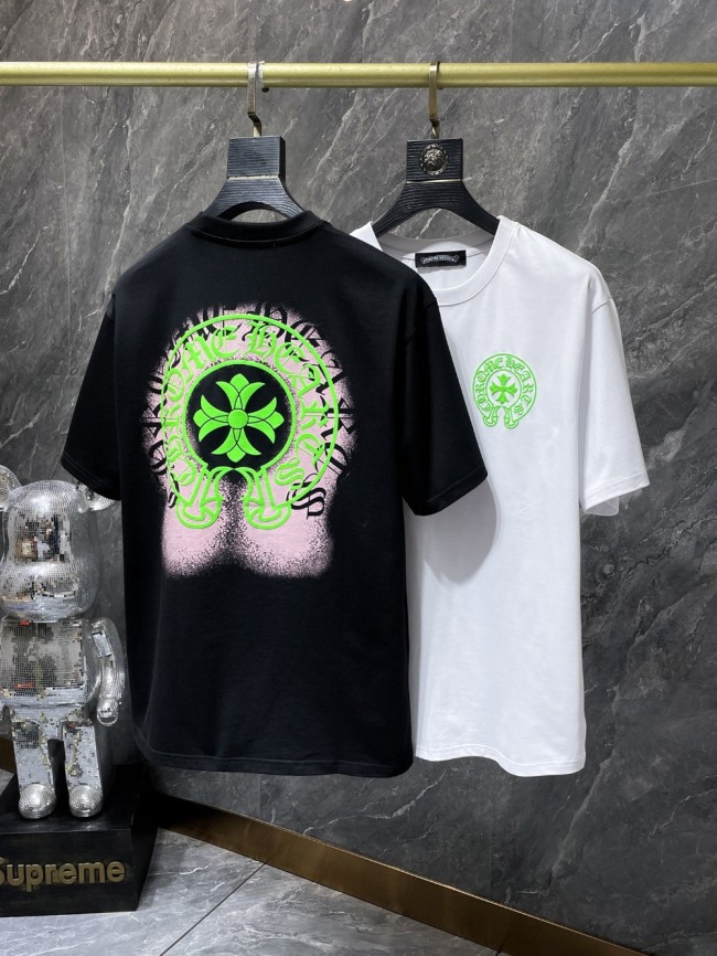 Sanskrit Cross Foam Print Luminous tee 2 colors