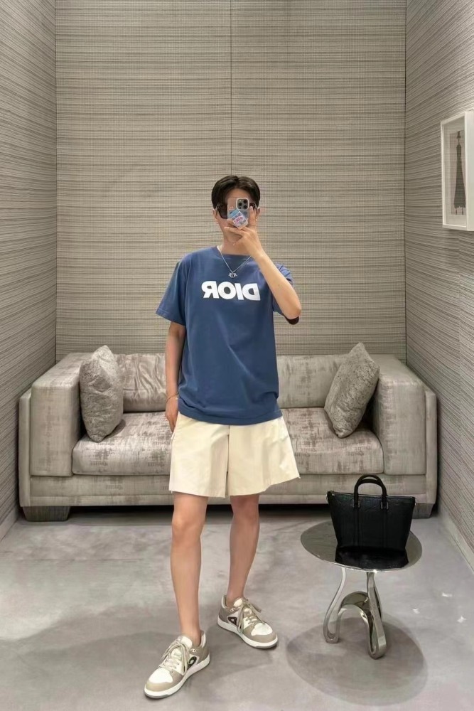 1:1 quality version Logo Offset tee