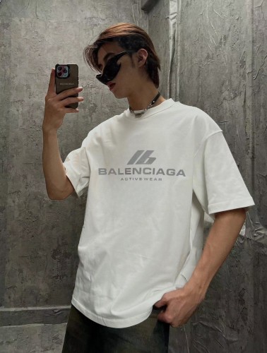1:1 quality version Silver-stamped tee