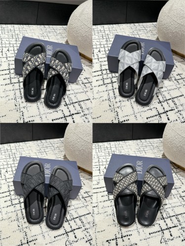 1:1 quality version Cross Strap Sandals 4 colors