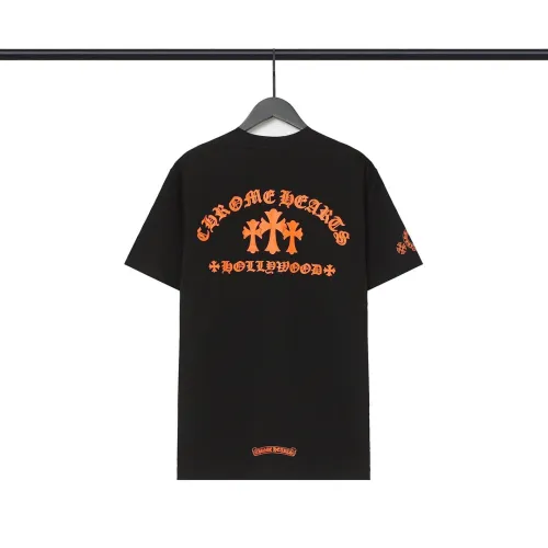 Orange Cross Letter Print tee 2 colors