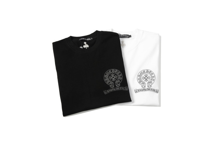 Cross Hatch Embroidered Label tee 2 colors