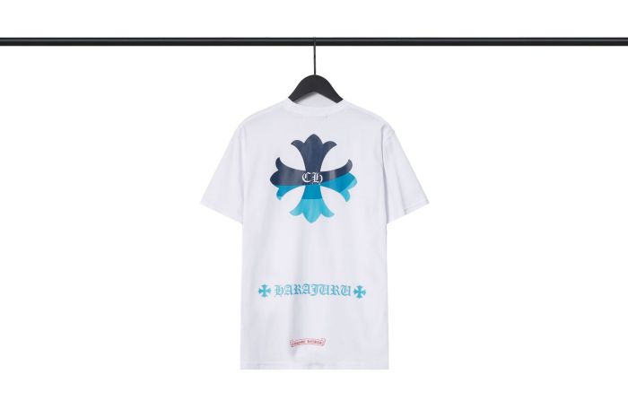 Blue Gradient Cross tee 2 colors