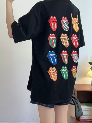 Colorful Tongue  tee 2 colors