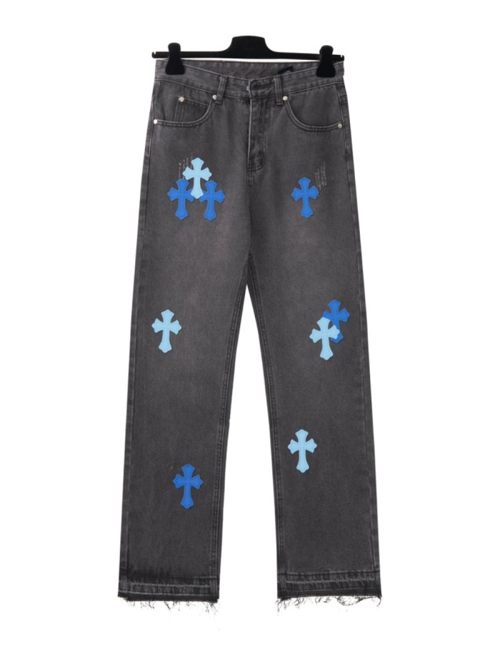 Blue Cross Black Jeans