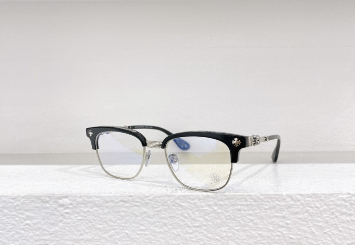 1:1 quality version Semi-metal rimmed glasses 6 colors