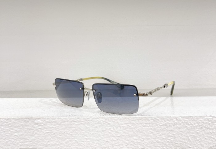 1:1 quality version Semi-wrapped rimmed glasses 4 colors
