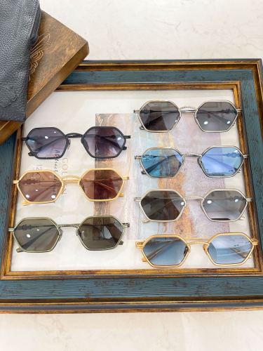 1:1 quality version polygonal glasses 7 colors