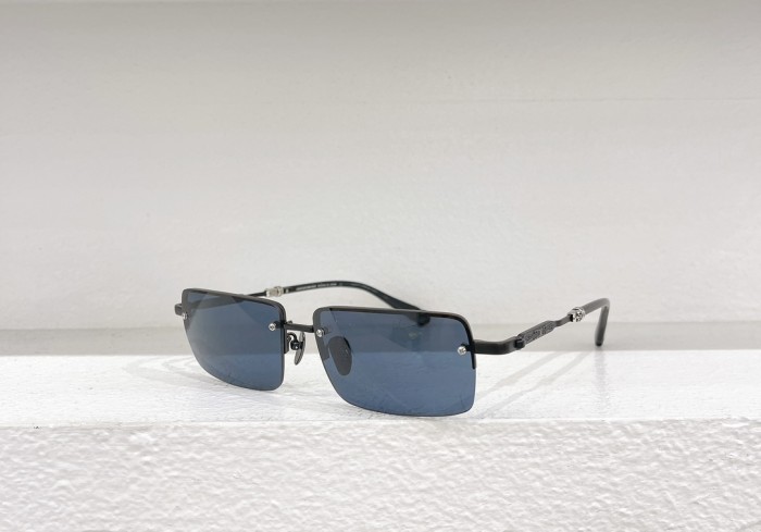 1:1 quality version Semi-wrapped rimmed glasses 4 colors