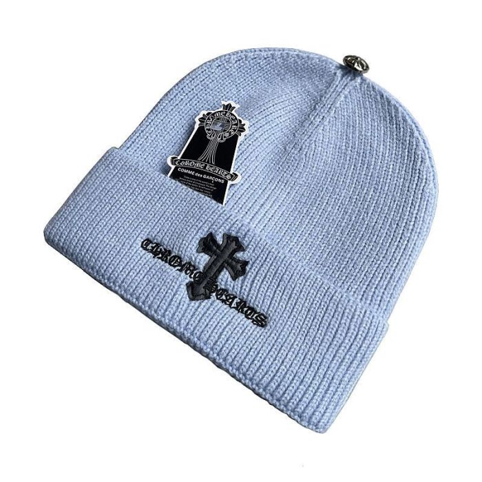 Colorful Embroidered Knit Hat 28 colors