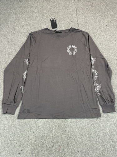 [buy more save more] logo grey long sleeve tee