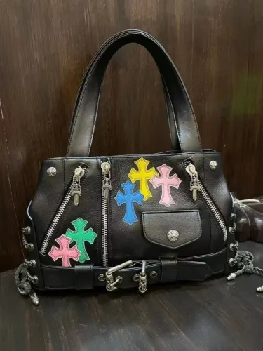 Colorful Cross Biker Retro Shoulder Underarm Bag