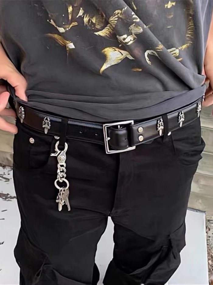 1:1 quality version Top tier cowhide dagger and sword belt