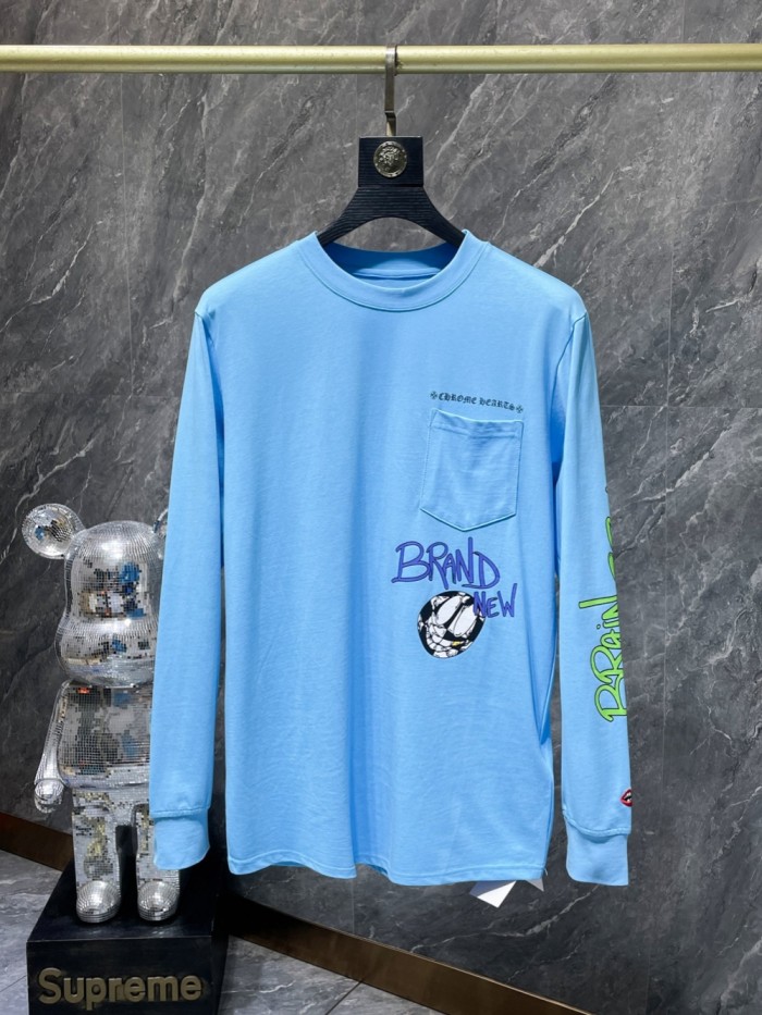 Matty Graffiti Blue Long Sleeve T-Shirt