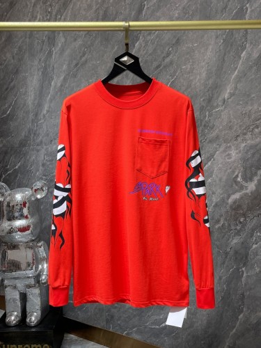 Graffiti Flame Heart Long T-Shirt