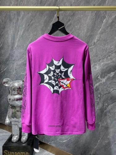 Graffiti Spider Web Long Sleeve T-Shirt