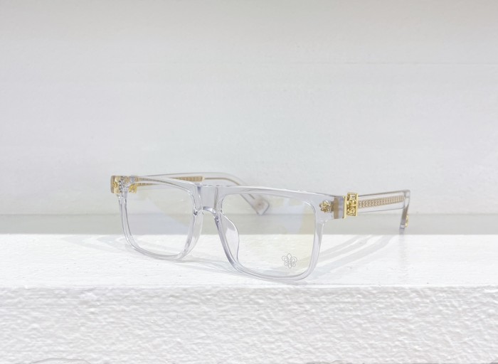 1:1 quality version Square frame temples cross logo glasses 8 colors