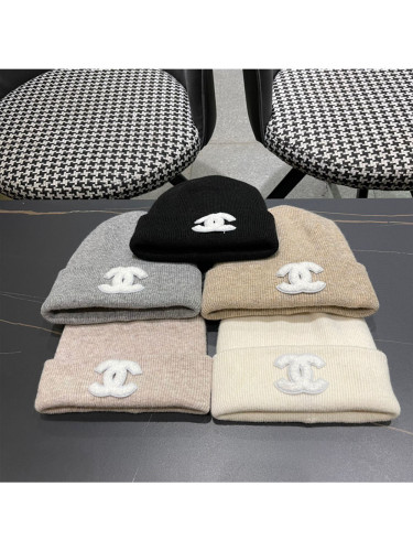 1:1 quality version Towel embroidered monogrammed logo knit cold beanie 5 colors