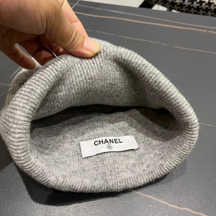 1:1 quality version Towel embroidered monogrammed logo knit cold beanie 5 colors