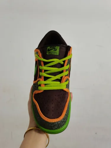 Sunflower Brown Green Yellow Colorblock Low Top Board Shoes