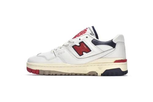 New B@L@nce 550 Aime Leon Dore White Navy Red BB550A3