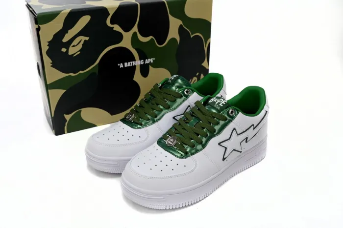 B@P B Sta Patent Leather White Green 1J30-191-017