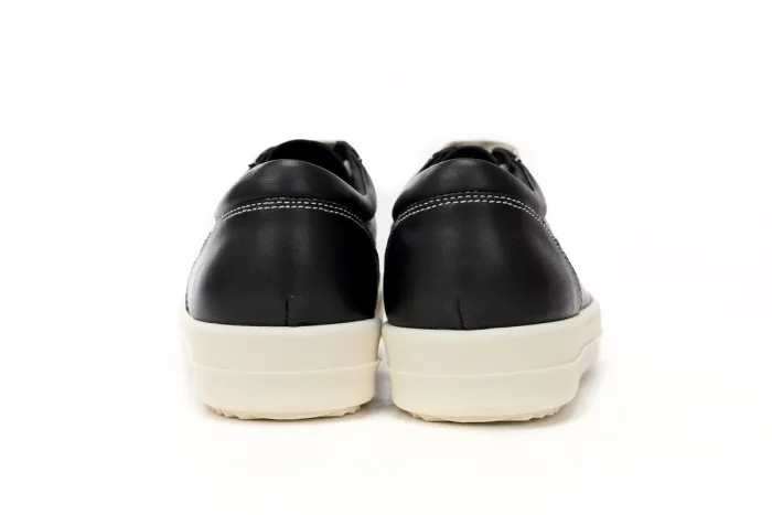 R*ck0wens EDFU Vintage Sneaks Leather Black Milk White RP01C5888LPOLVS-911