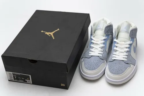 Air @j1 Mid Mixed Textures Blue DA4666-100