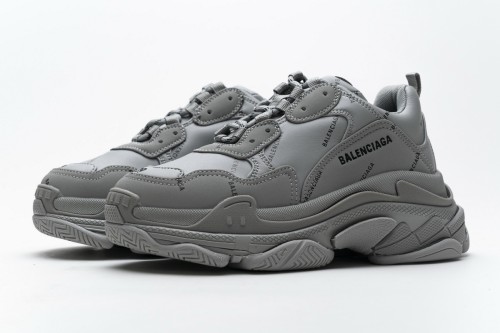 B Triple S Allover Logo Gray 536737 W2FA1 1210