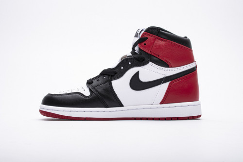 [plus size shoes]Air @j1 Retro High Black Toe 555088-125