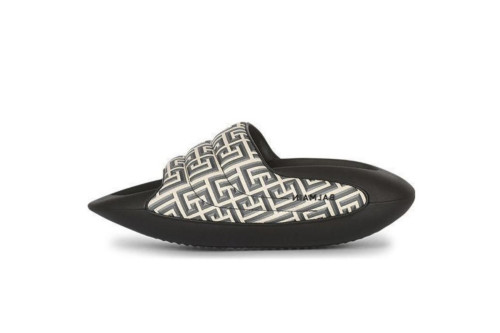 BA B-It Padded  Monogram Print  Slides YMOVL299TCMM