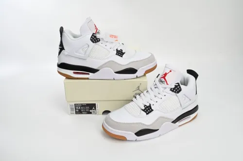 ［plus-size shoes]N SB x Air @j4 Retro White Black DR5415-100