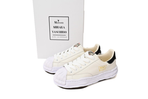 M@ison Mih@r@ Blakey OG Sole Leather Low White A06FW702 NO.702