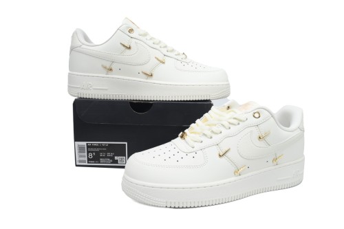 N  Air Force 1 '07 LX CN Sail Gold Mini Swooshes FV3654-111