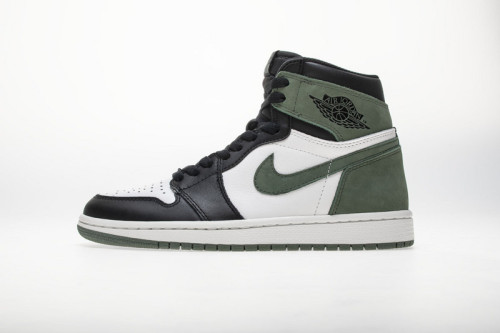 ［plus-size shoes]Air @j1 Retro High Clay Green 555088-135