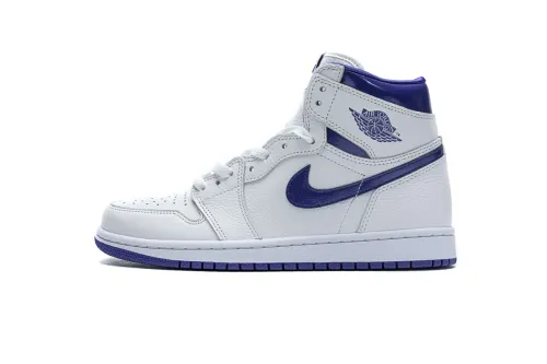 [plus size shoes]Air @j1 Retro High OG White Purple CD0461-151
