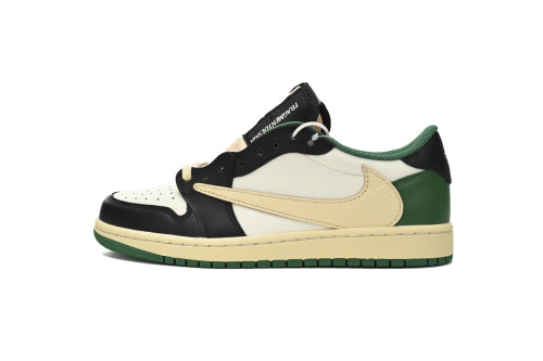 Air @j1 Low Travis Scott Black Green Barb DM7866-128