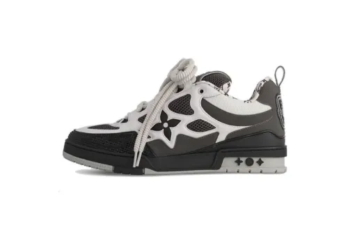 L  Skate Sneaker Grey White 1AC52K