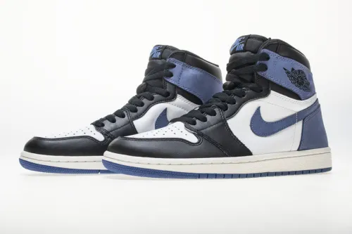 ［plus-size shoes]Air @j1 Retro High Blue Moon 555088-115