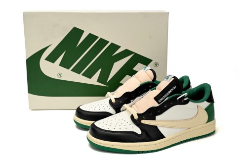 Air @j1 Low Travis Scott Black Green Barb DM7866-128