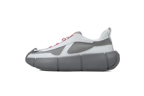 Pr@da Sneakers Grey White