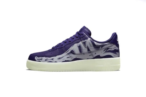 N  Air Force 1 Low '07 QS Purple Skeleton Halloween (2021) CU8067-500