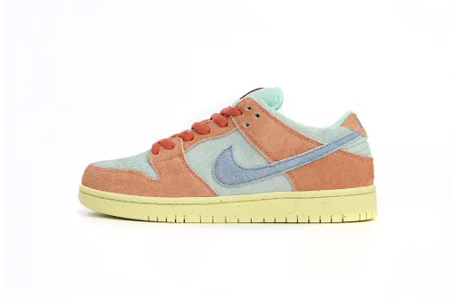 N  SB Dunk Low Orange Emerald Rise DV5429-800