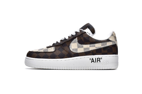 L  Trainer Sneaker x N  Air Force 1 Chocolate