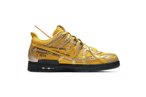  N  Air Rubber Dunk Low OW University Gold CU6015-700