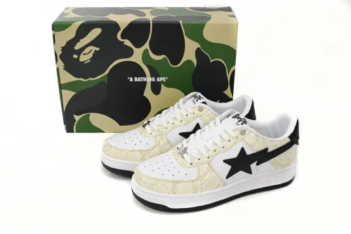 B@P B Sta Low White Snake Skin Pattern 1I80191009