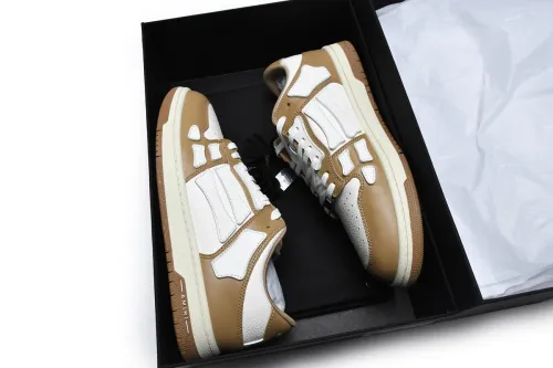 AM Skel Top Low White Brown MFS003-281